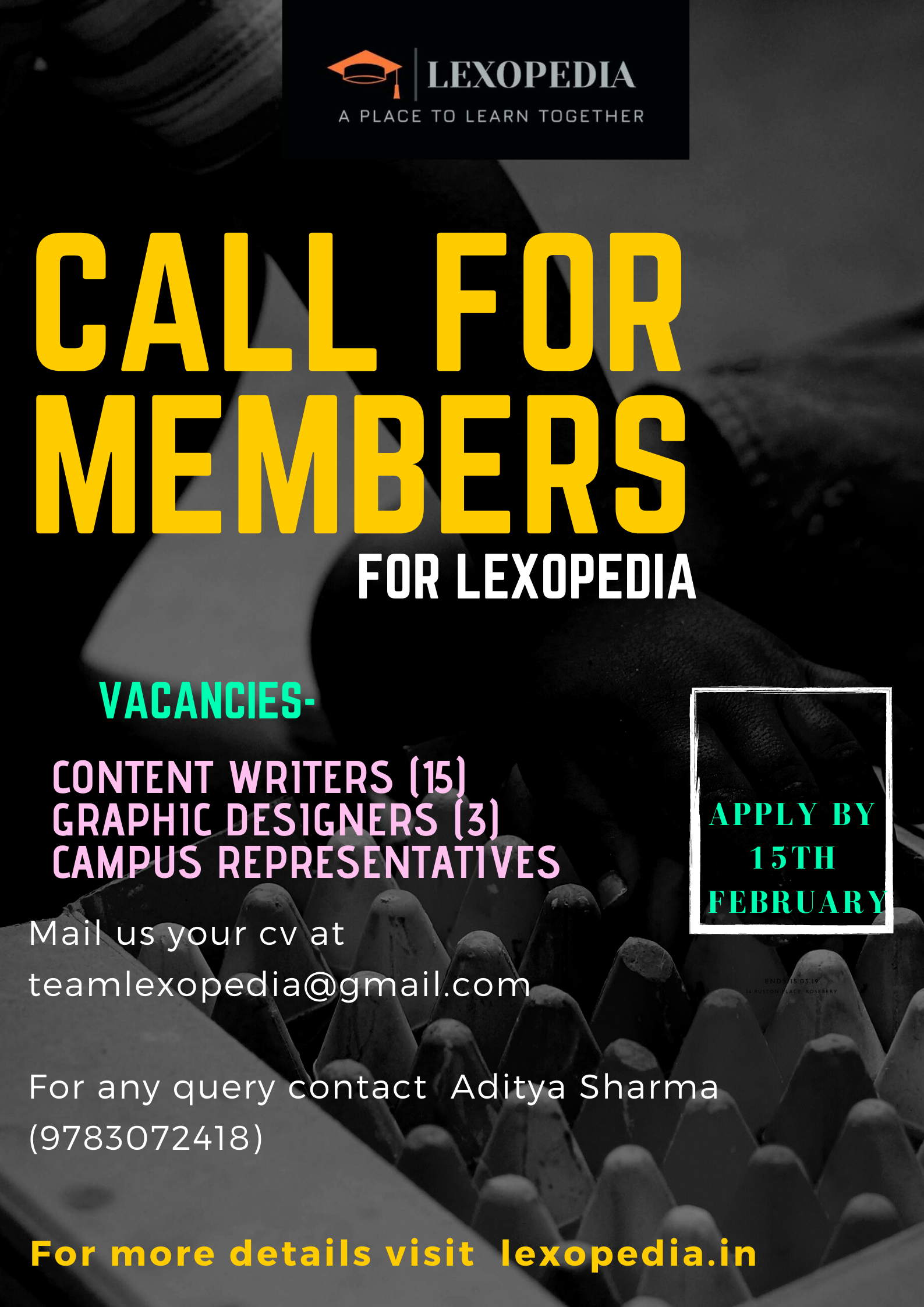 Call For Members: Lexopedia