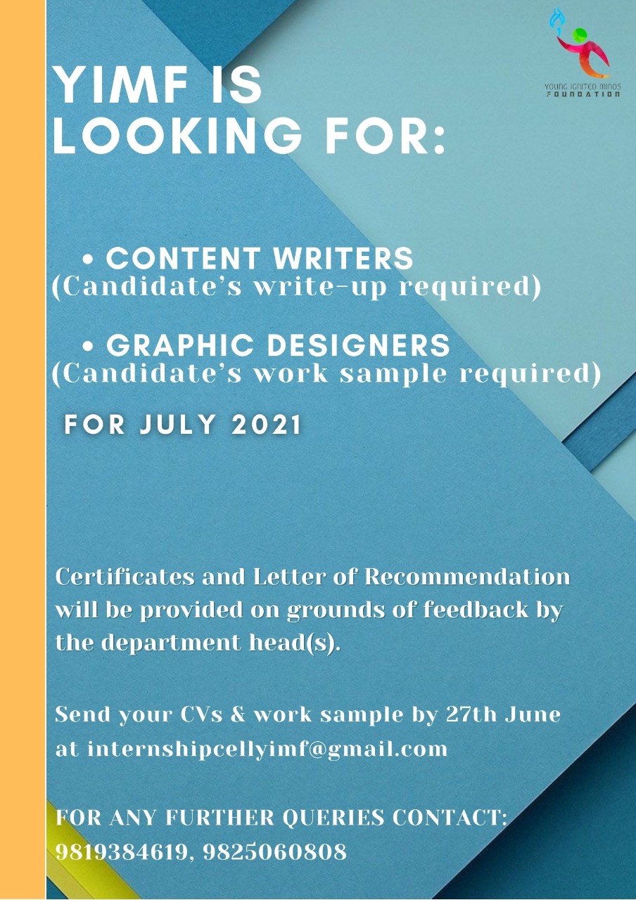 Call For Interns: YIMF