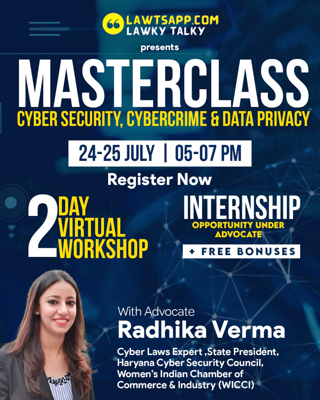 MASTERCLASS ON CYBER SECURITY, CYBERCRIME & DATA PRIVACY