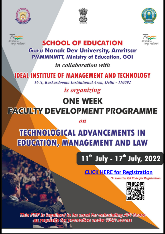 One Week Online Faculty Development Programme By IIMT: Register Now